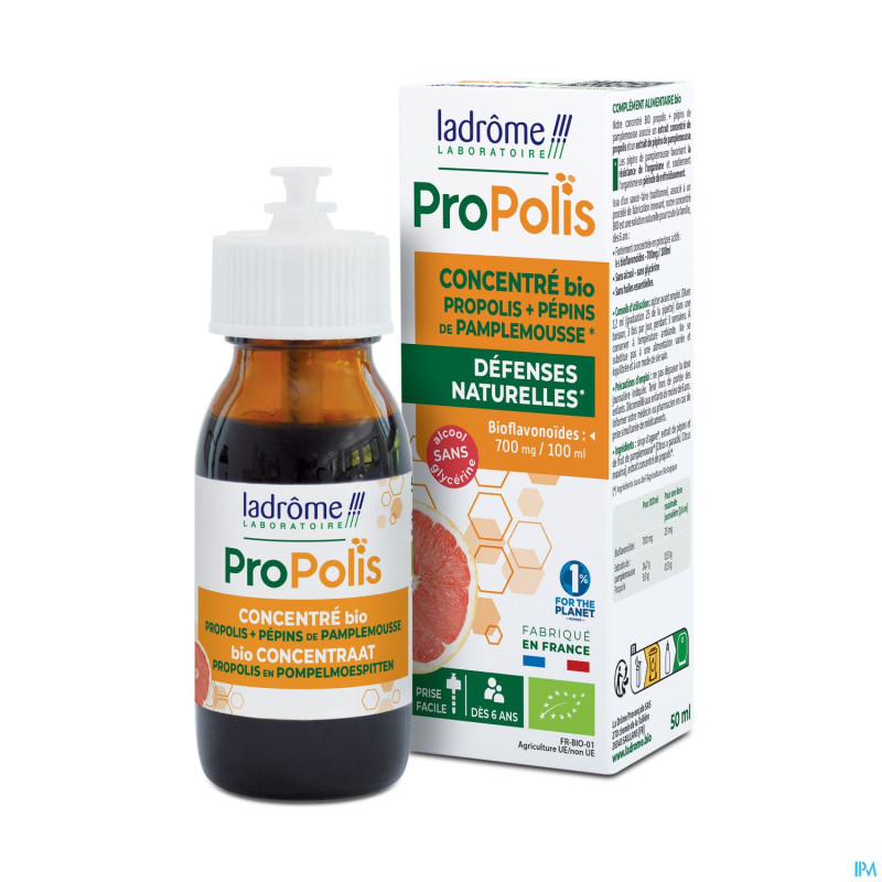 Ladrome propolis + extrait pamplemousse 50ml