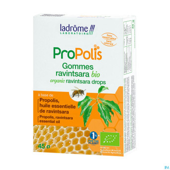 Ladrome gommes propolis + ravintsara 45g