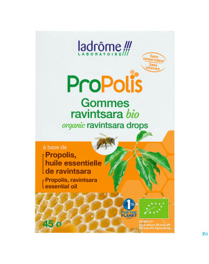 Ladrome gommes propolis + ravintsara 45g