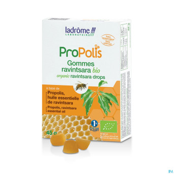 Ladrome gommes propolis + ravintsara 45g