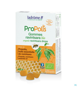 Ladrome gommes propolis + ravintsara 45g
