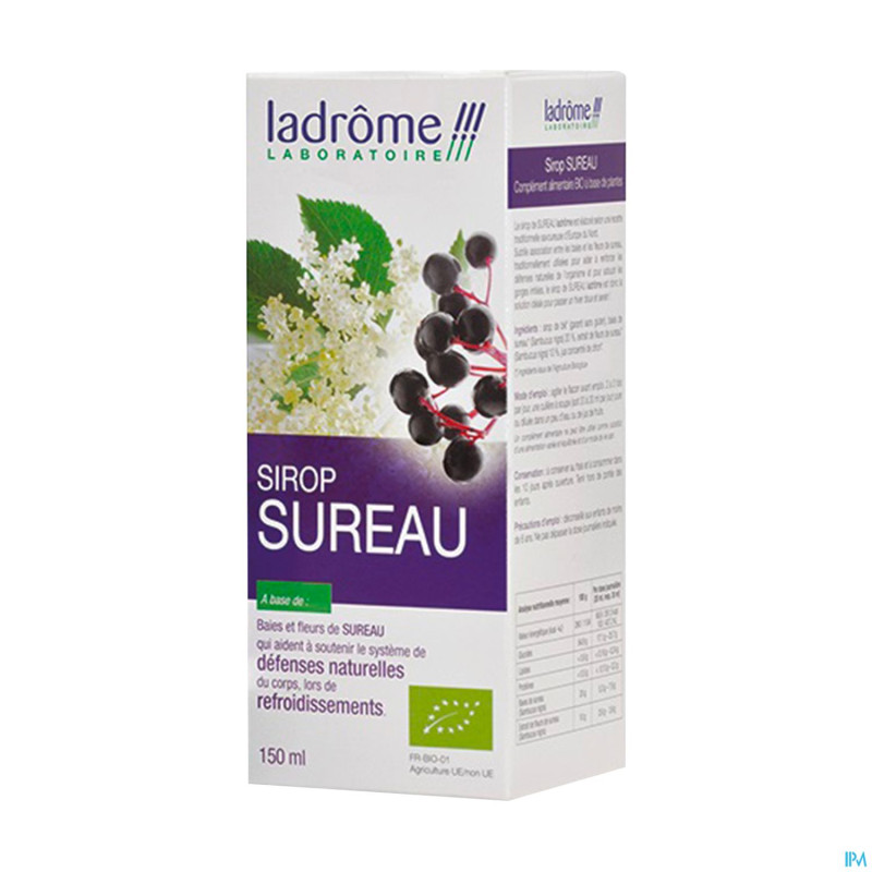 Ladrome sirop sureau 150ml