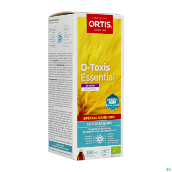 D toxis essential sans iode pommes bio    250ml