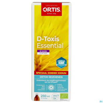D toxis essential sans iode pommes bio    250ml