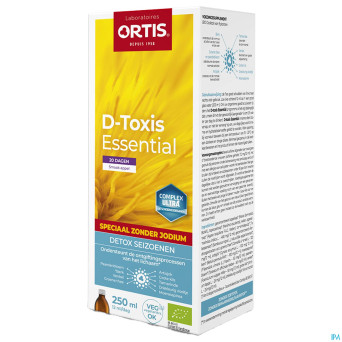 D toxis essential sans iode pommes bio    250ml