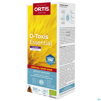D toxis essential sans iode pommes bio    250ml