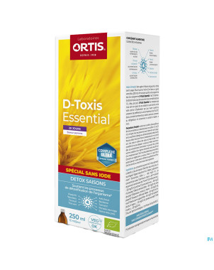 D toxis essential sans iode pommes bio    250ml