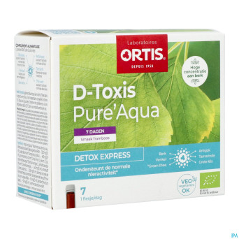 D toxis pure aqua framboise  7x15ml
