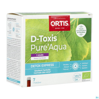 D toxis pure aqua framboise  7x15ml