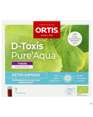 D toxis pure aqua framboise  7x15ml