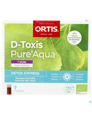 D toxis pure aqua framboise  7x15ml