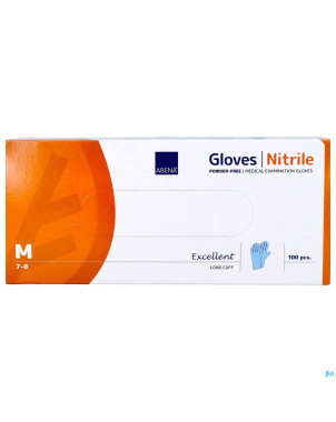Abena excellent gant nitril m bleu