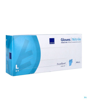 Abena excellent gant nitril l bleu