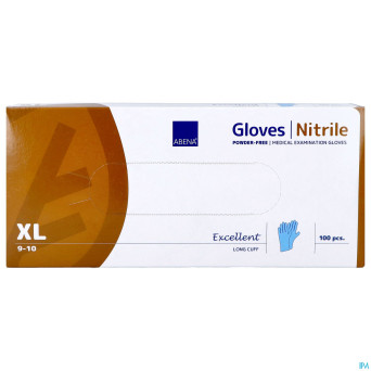 Abena excellent gant nitril xl bleu
