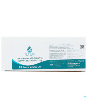 Sodium bicarbonate 1g comp 50 magis