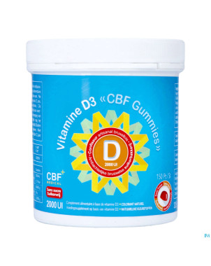 Vitamine d cbf 2000ui   gummies 150