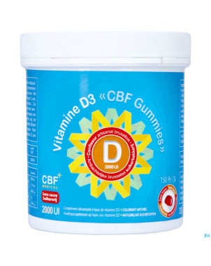 Vitamine d cbf 2000ui   gummies 150