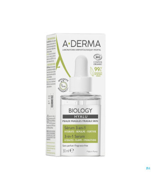 Aderma biology hyalu serum 3-en-1    30ml