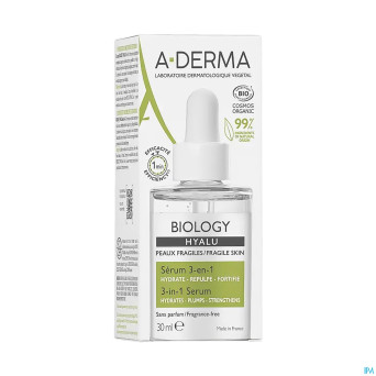 Aderma biology hyalu serum 3-en-1    30ml