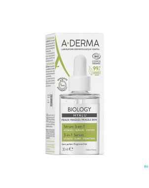 Aderma biology hyalu serum 3-en-1    30ml