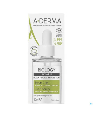 Aderma biology hyalu serum 3-en-1    30ml
