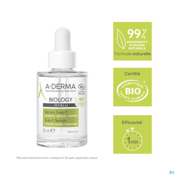 Aderma biology hyalu serum 3-en-1    30ml