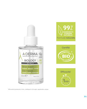Aderma biology hyalu serum 3-en-1    30ml