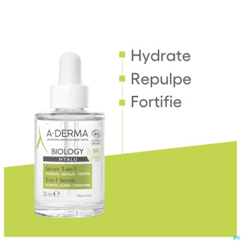 Aderma biology hyalu serum 3-en-1    30ml