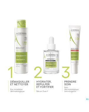 Aderma biology hyalu serum 3-en-1    30ml