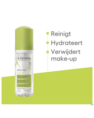 Aderma biology mousse nettoyante hydra prot. 150ml