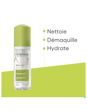 Aderma biology mousse nettoyante hydra prot. 150ml
