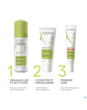 Aderma biology mousse nettoyante hydra prot. 150ml