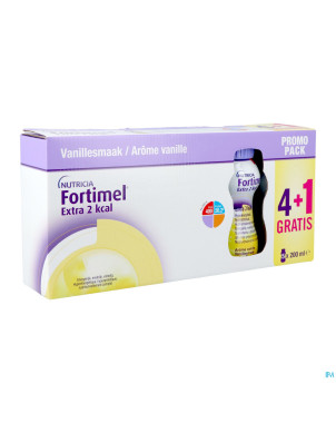 Fortimel extra vanille 2kcal promopack 4+1 5x200ml