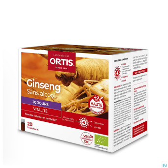 Ortis ginseng bio s/alcool    20x15ml
