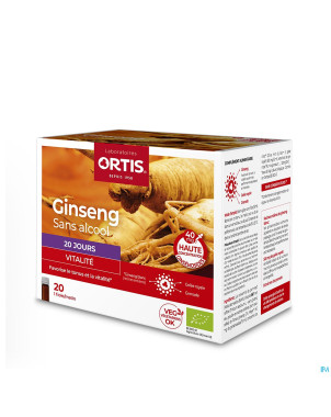 Ortis ginseng bio s/alcool    20x15ml