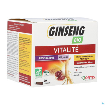 Ortis ginseng bio s/alcool    20x15ml