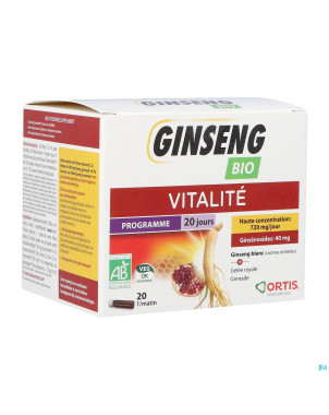 Ortis ginseng bio s/alcool    20x15ml
