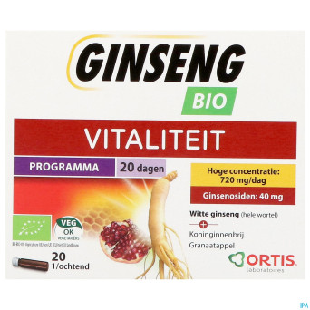Ortis ginseng bio s/alcool    20x15ml