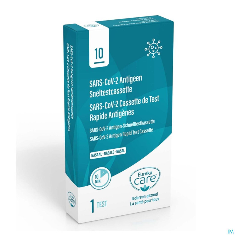 Eureka care sars-cov-2 cassset. a/gen test rapid 1