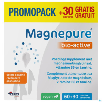 Magnepure bio active promopack comp 60 + 30 gratis