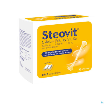 Steovit calcium/vitd3/vit k2 1000mg/880iu comp2x84