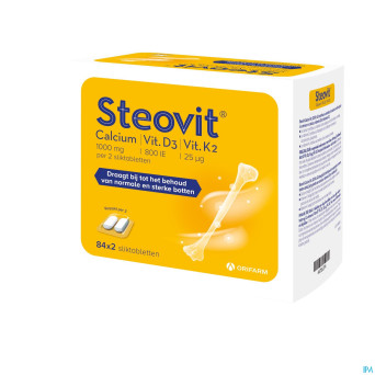 Steovit calcium/vitd3/vit k2 1000mg/880iu comp2x84