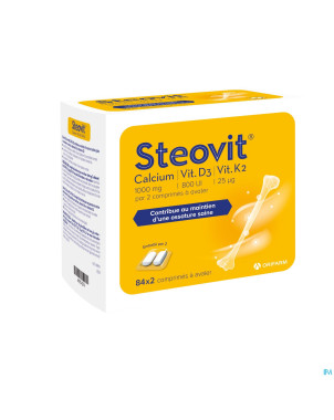 Steovit calcium/vitd3/vit k2 1000mg/880iu comp2x84