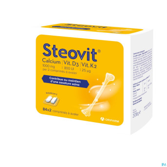 Steovit calcium/vitd3/vit k2 1000mg/880iu comp2x84