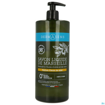 Marque v dermasens savon liq. mars. fleur miel  1l
