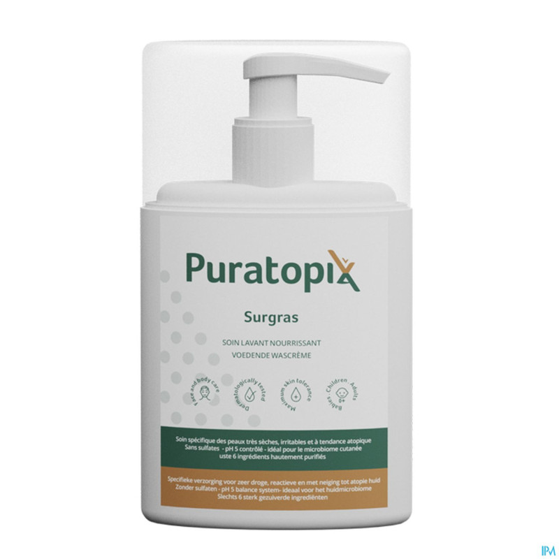 Puratopix surgras soin lavant nourrissant    200ml