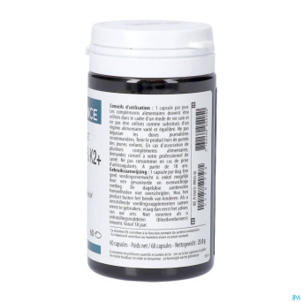 Vitamines d3 & k2+    caps 60 physiomance phy433