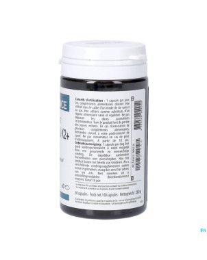 Vitamines d3 & k2+    caps 60 physiomance phy433