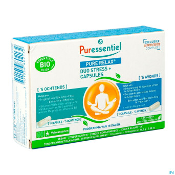Puressentiel pure relax duo stress caps 30