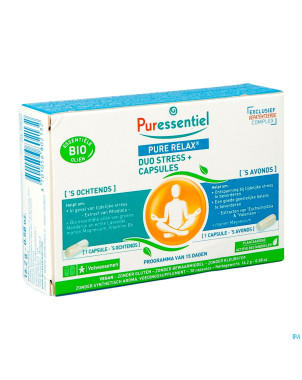 Puressentiel pure relax duo stress caps 30